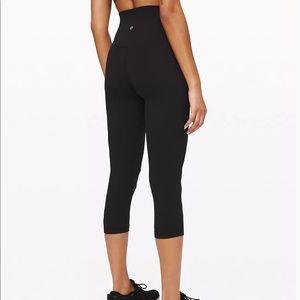 LuluLemon Align 21" Black Crop Pants
